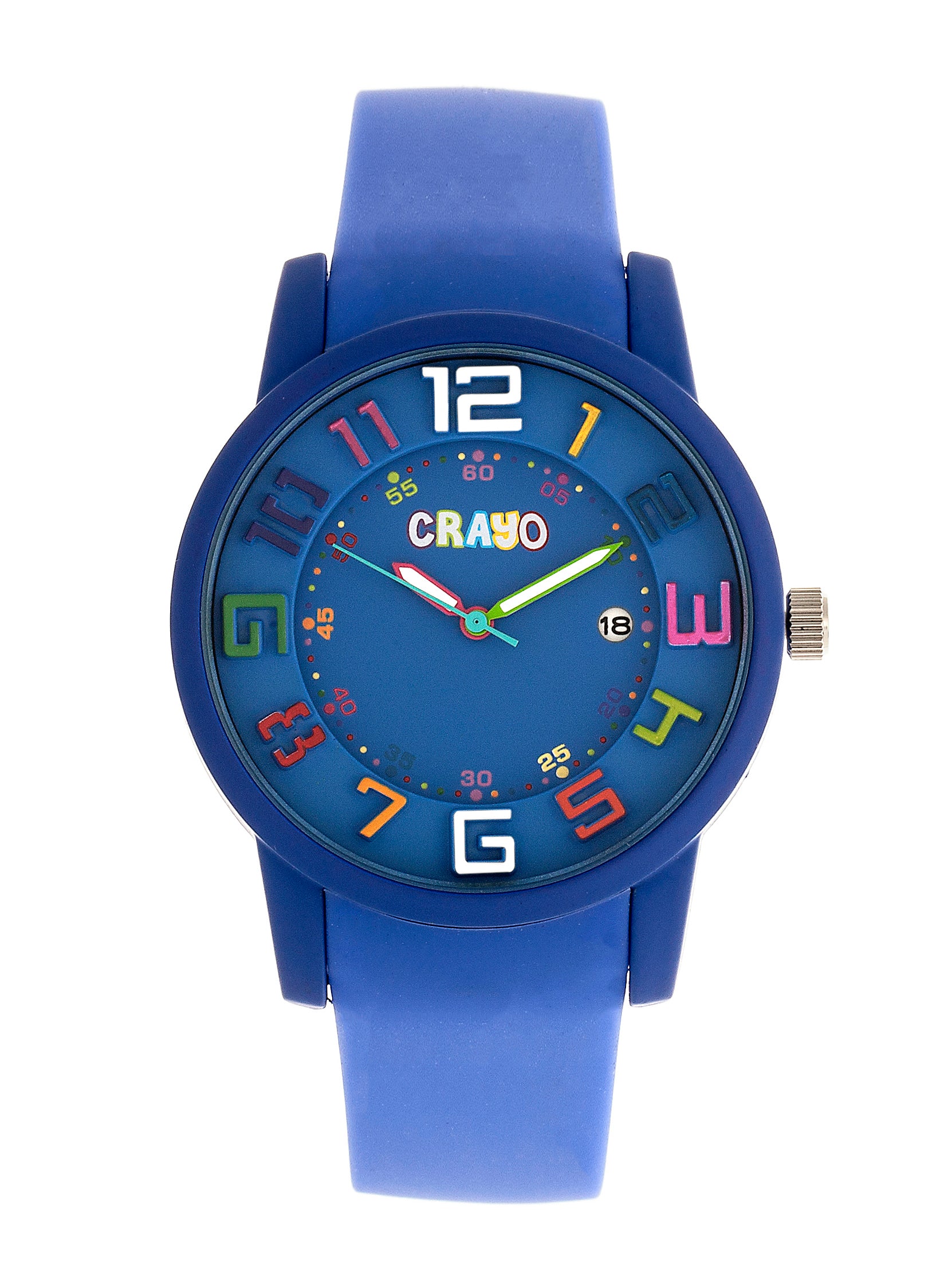 Crayo Festival Unisex Watch w/ Date - Purple - CRACR2004