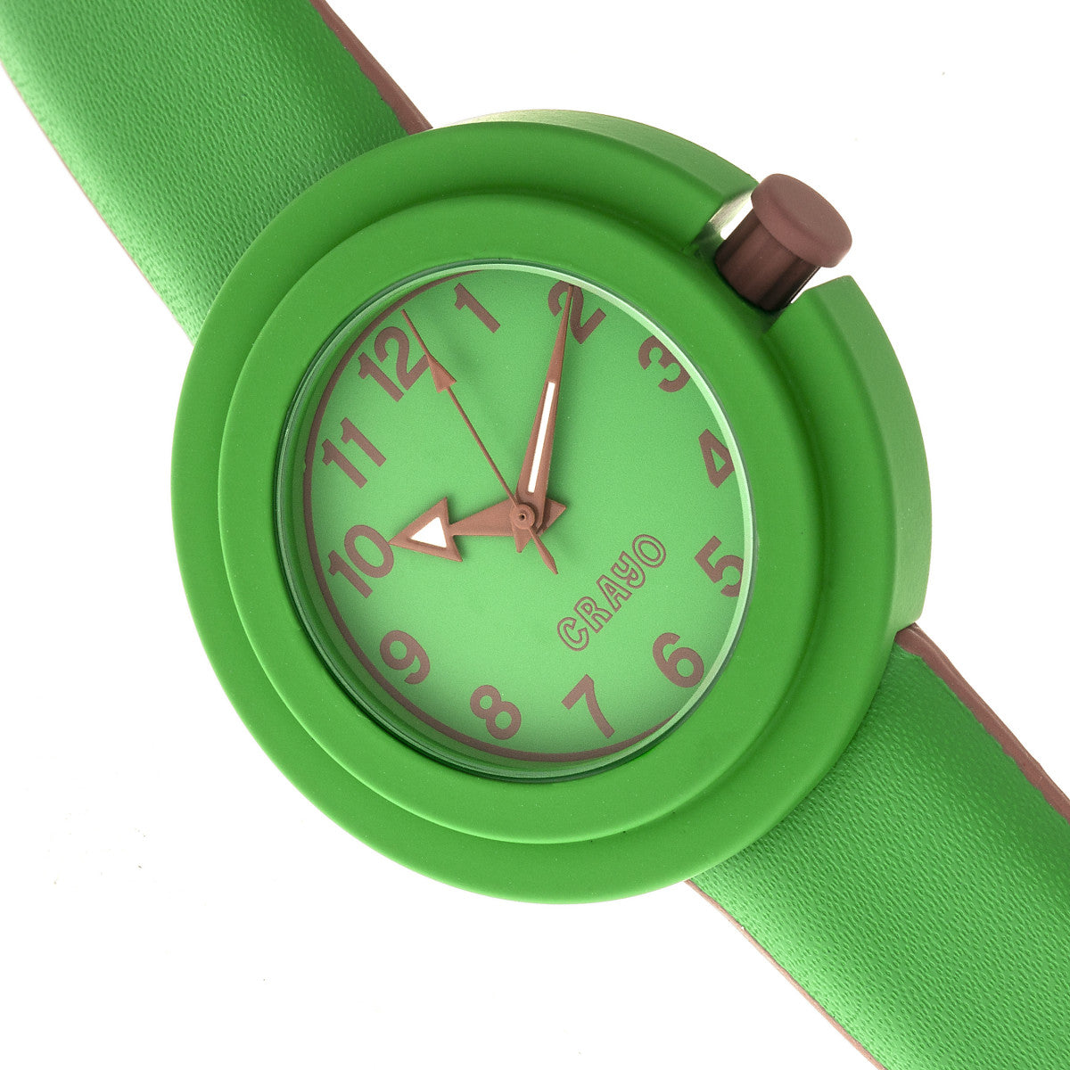 Crayo Equinox Unisex Watch - Green/Brown - CRACR2803
