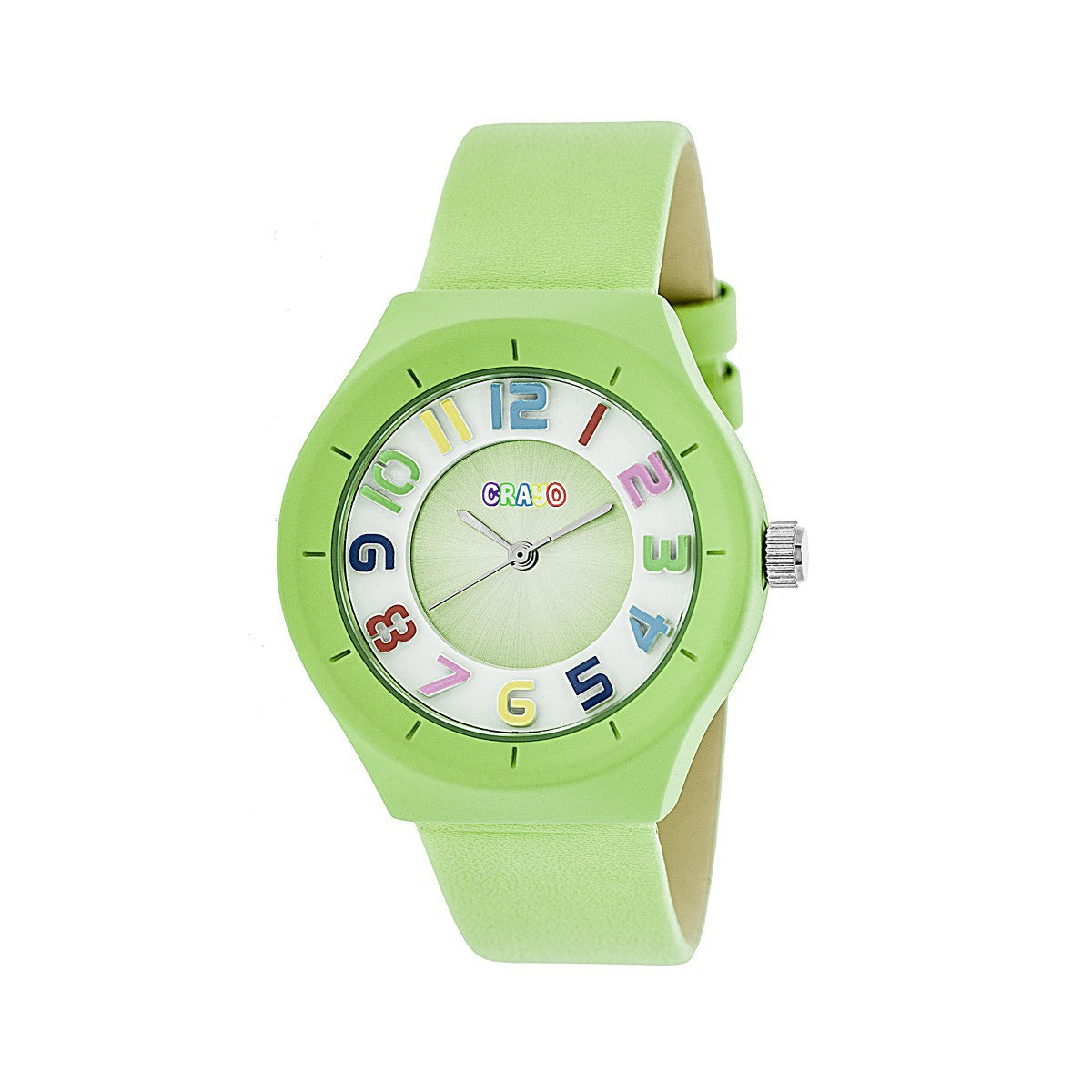 Crayo Atomic Unisex Watch - Lime - CRACR3504