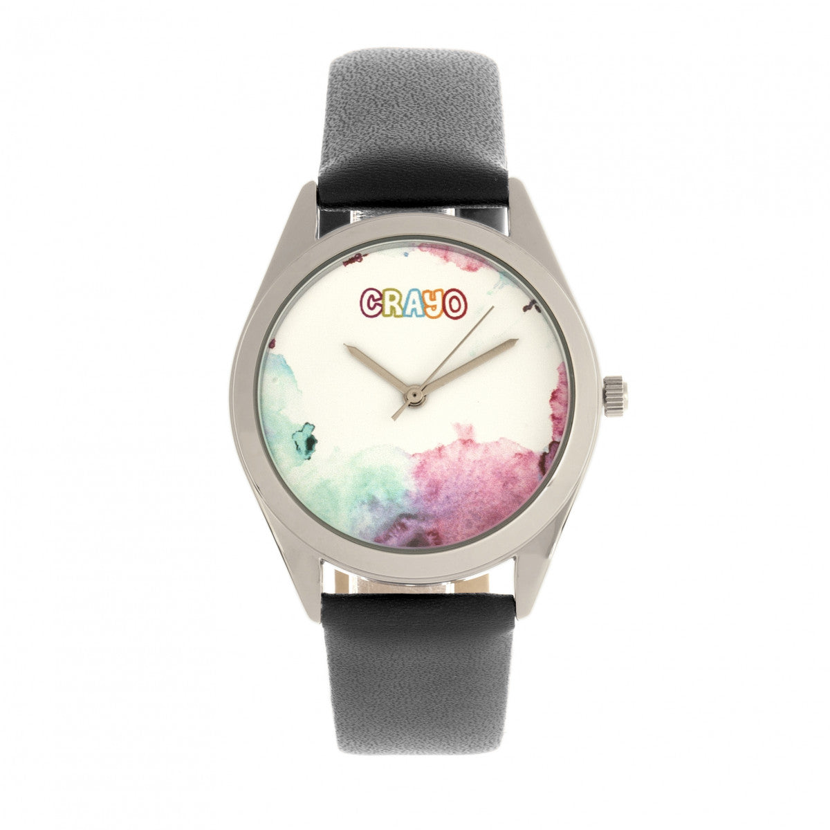 ?? Crayco NIB Quartz White Leather Unisex Watch Xship.vn: Seiko Quartz White Dial Black Leather Ladies Watch  main image 3