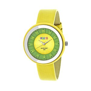 Crayo Celebration Unisex Watch - Yellow - CRACR3403