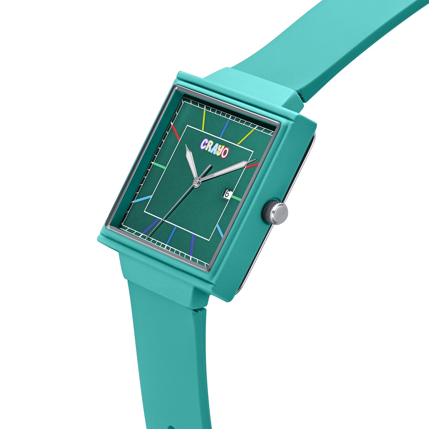 Crayo Dream Strap Watch - Teal - CRACR6005