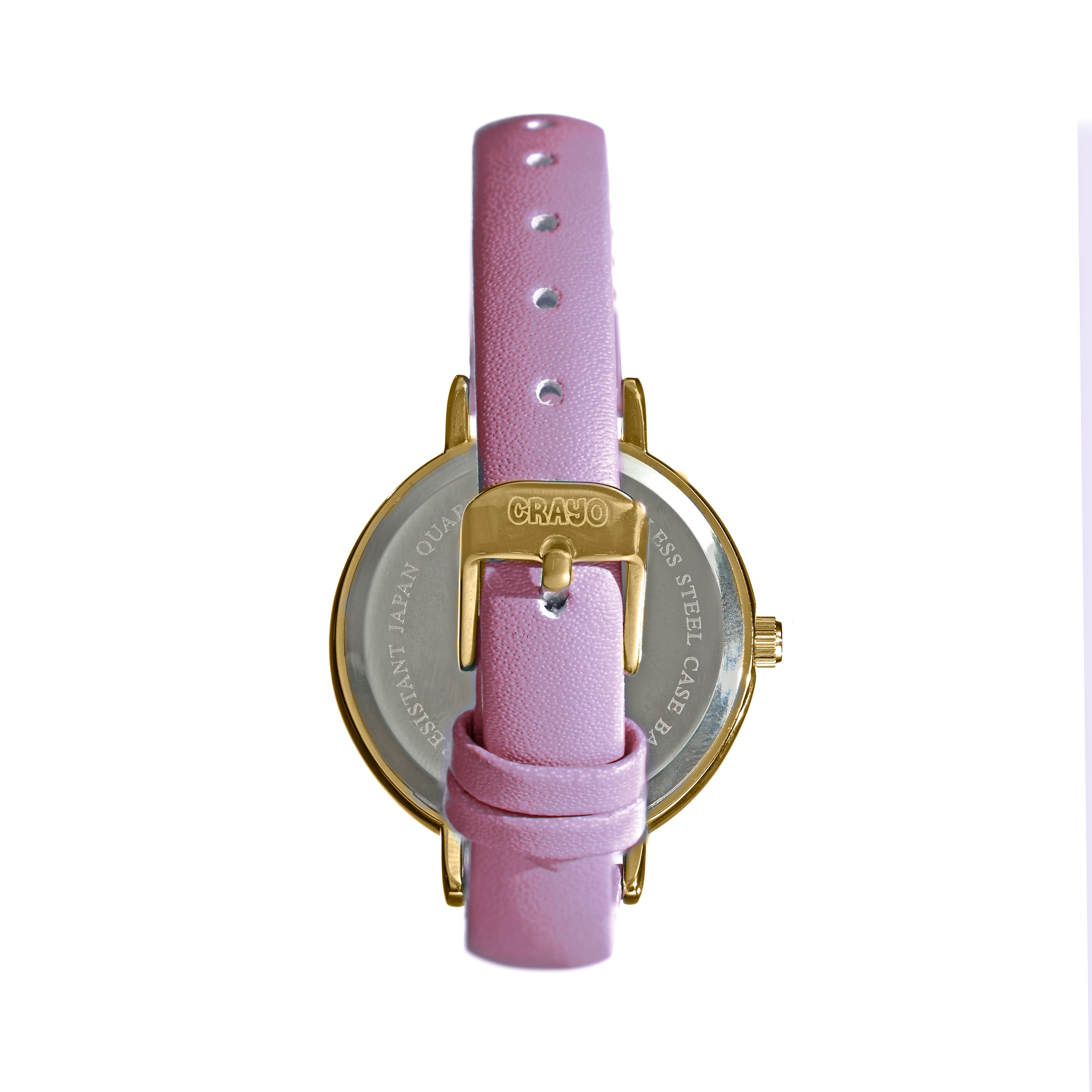Crayo Dot Strap Watch - Purple - CRACR5904
