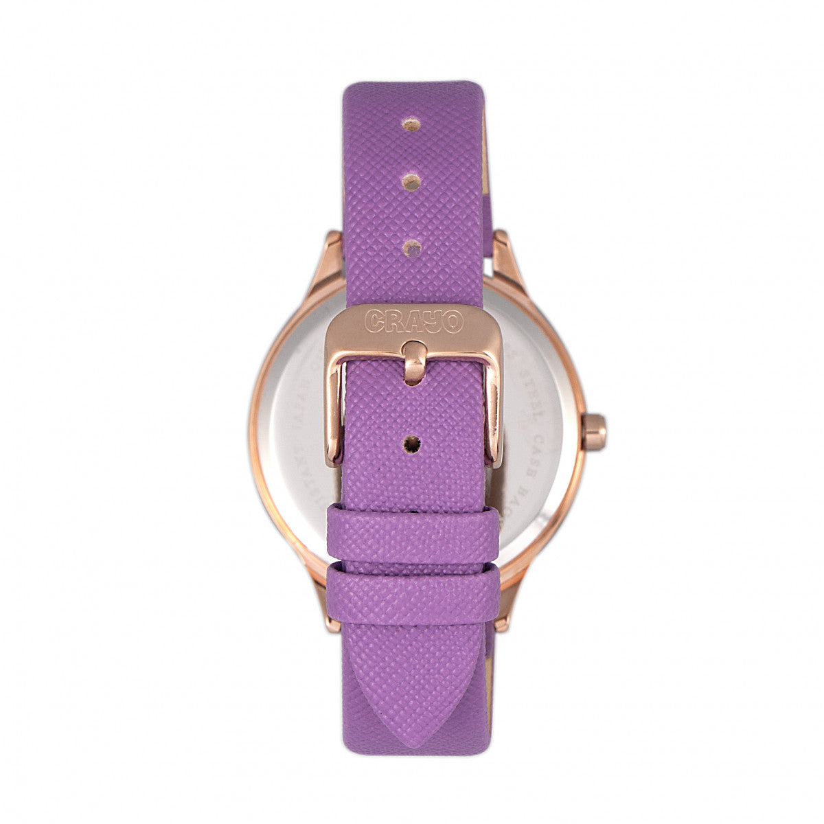 Crayo Gel Unisex Watch - Purple - CRACR5106