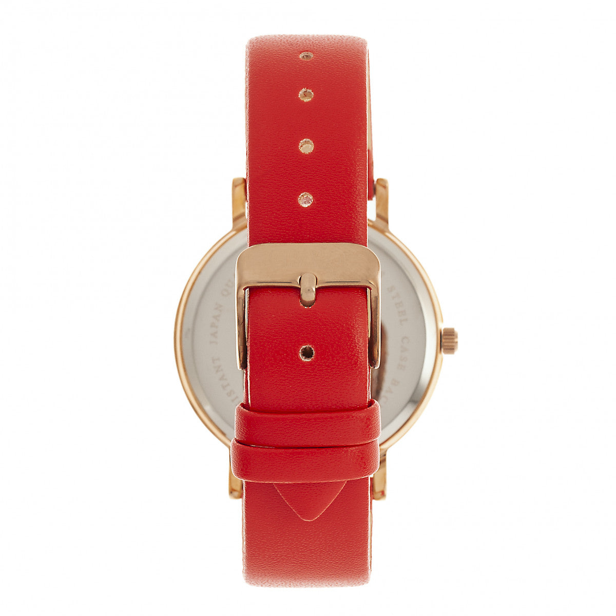 Crayo Fortune Unisex Watch - Rose Gold/Red - CRACR4305