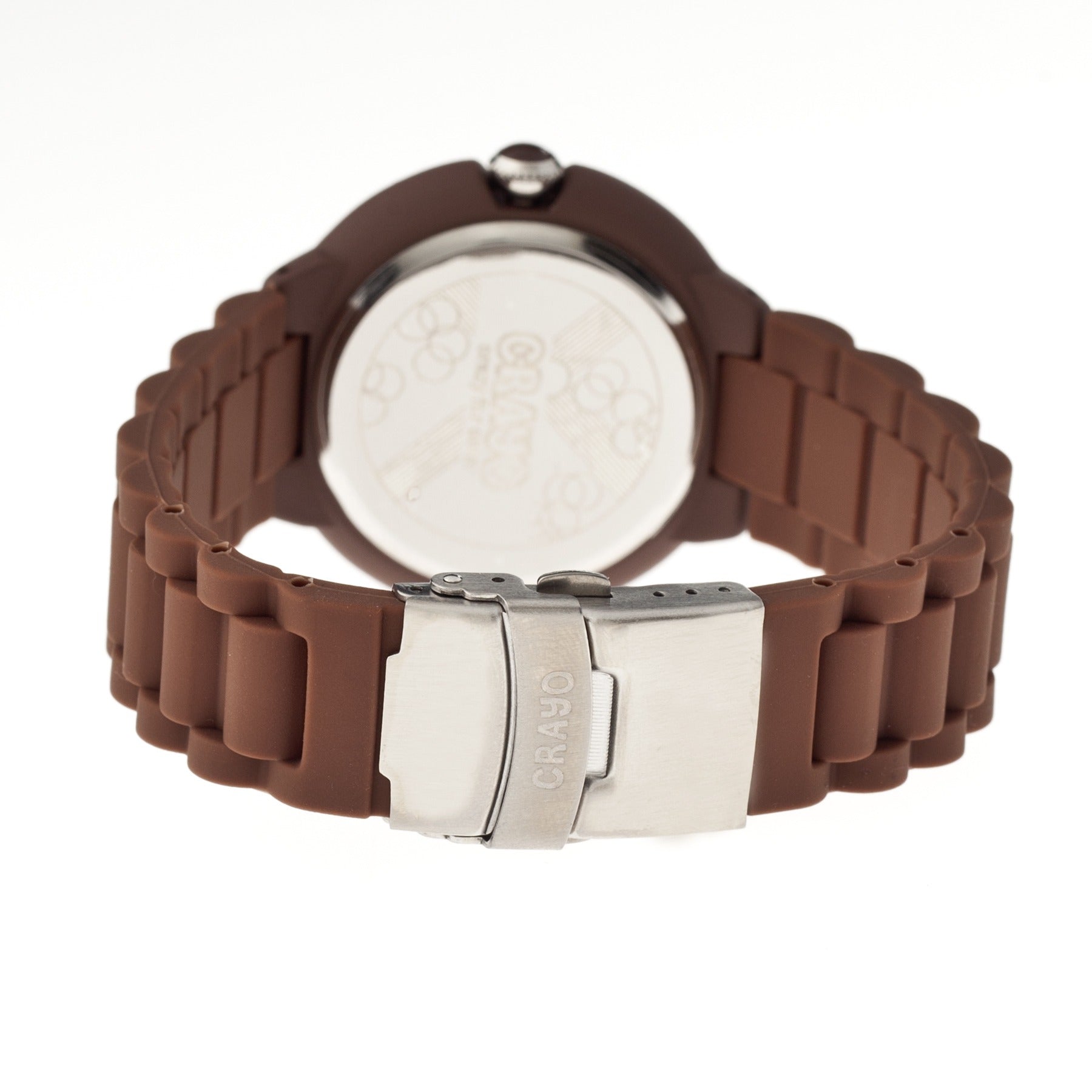 Crayo Muse Unisex Watch w/ Magnified Date - Brown - CRACR1902