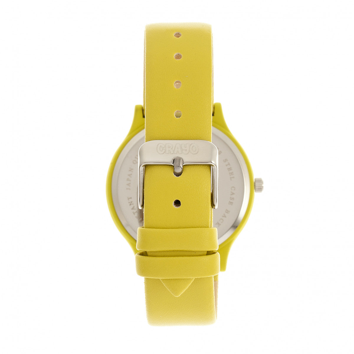 Crayo Jubilee Unisex Watch - Yellow - CRACR4604