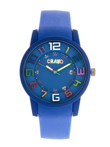 Crayo Festival Unisex Watch w/ Date - Purple - CRACR2004
