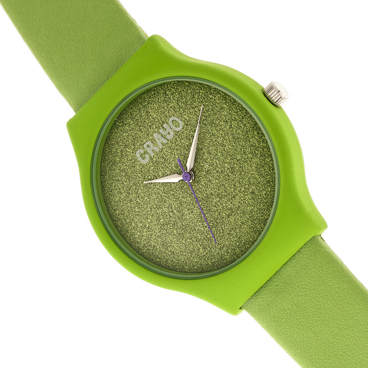 Crayo Glitter Unisex Watch - Green - CRACR4503