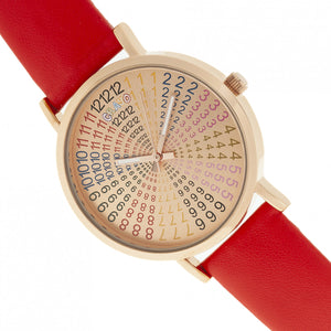 Crayo Fortune Unisex Watch - Rose Gold/Red - CRACR4305