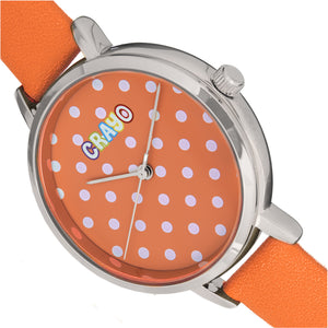 Crayo Dot Strap Watch - Orange - CRACR5901