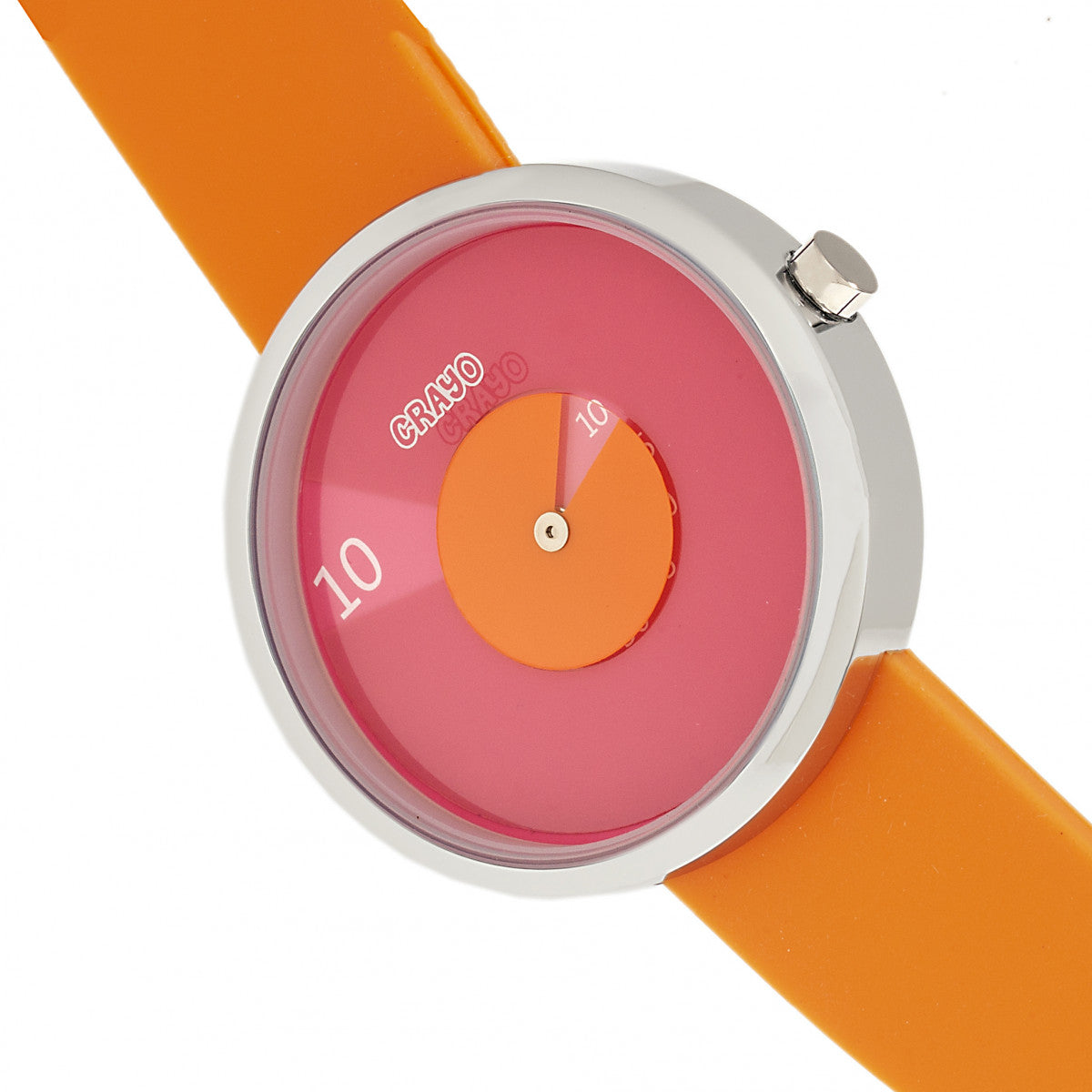 Crayo Pinwheel Unisex Watch - Orange - CRACR5202
