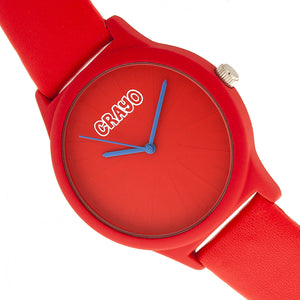 Crayo Splat Unisex Watch - Red - CRACR5303