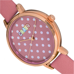 Crayo Dot Strap Watch - Pink - CRACR5906