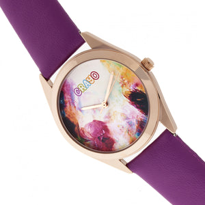 Crayo Graffiti Unisex Watch - Rose Gold/Purple - CRACR4006