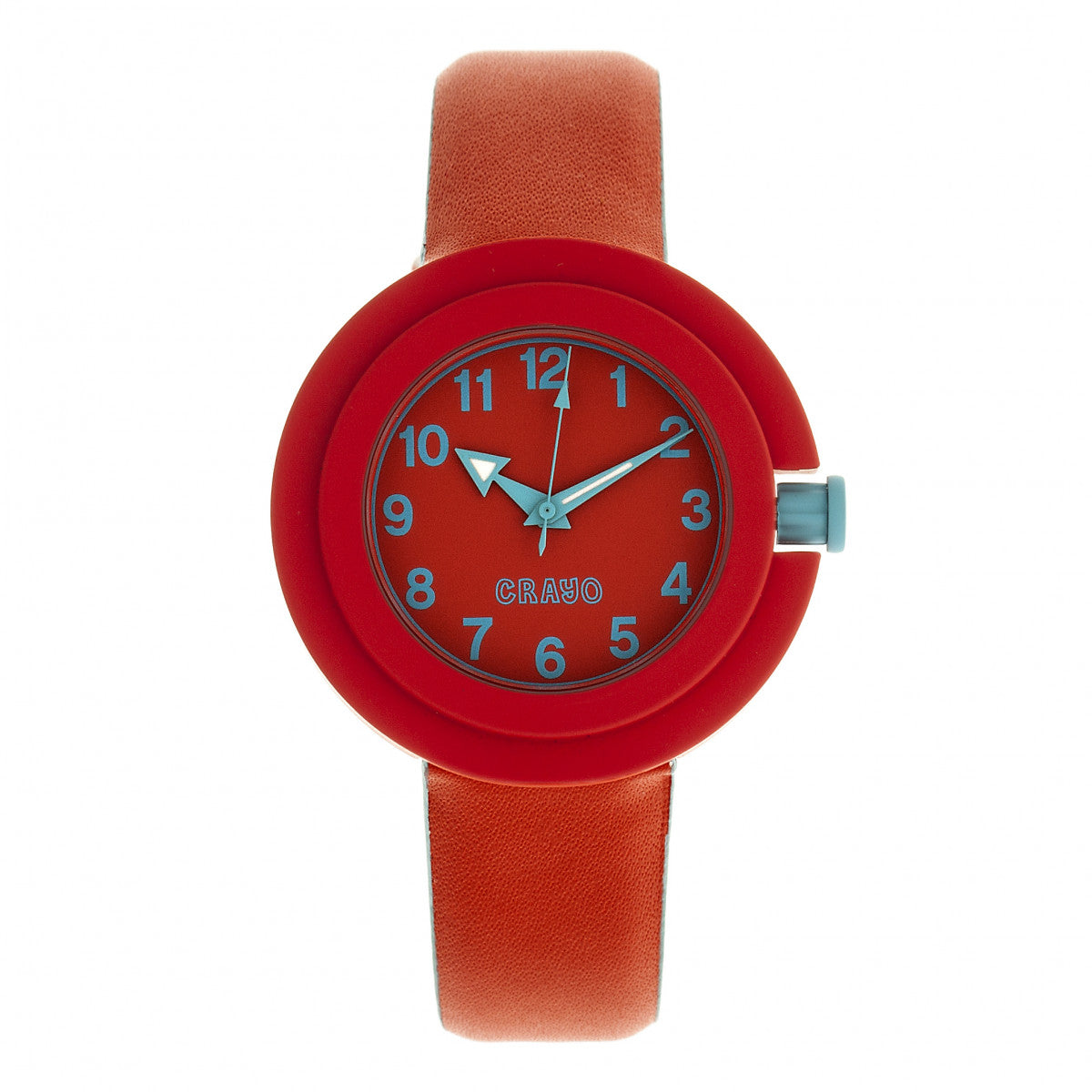 Crayo Equinox Unisex Watch - Red/Cerulean - CRACR2801