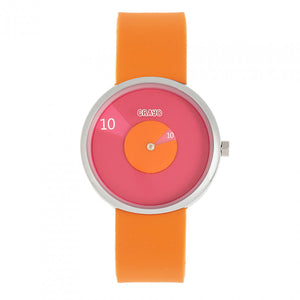 Crayo Pinwheel Unisex Watch - Orange - CRACR5202