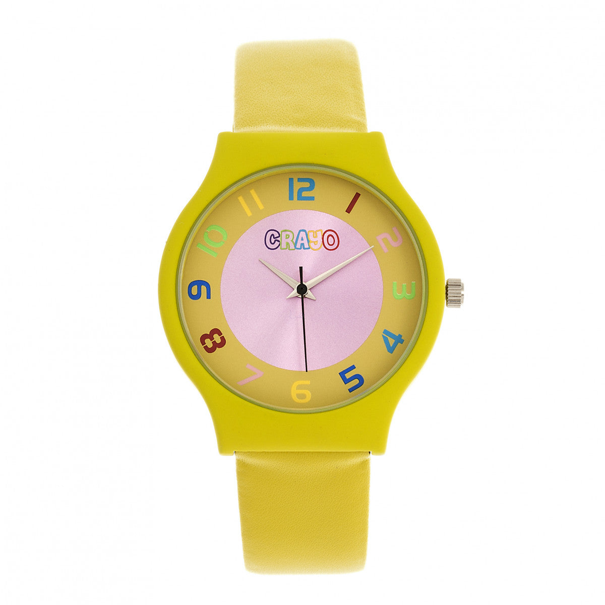 Crayo Jubilee Unisex Watch - Yellow - CRACR4604